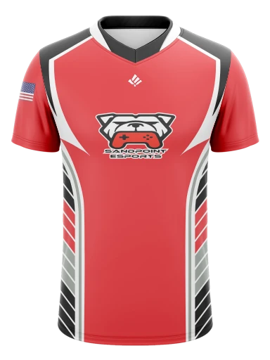Dual Collar Esports Jersey preview, front