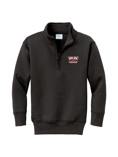 Youth Core Fleece 1/4-Zip Pullover Sweatshirt preview, front