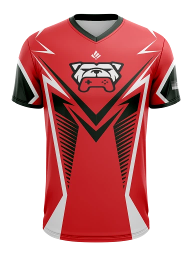 Custom Vneck Esports Jersey preview, front