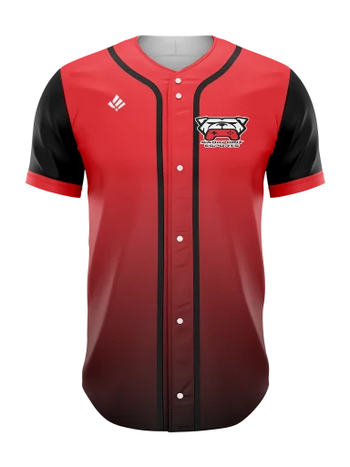 Full Button Baseball Jersey preview, front