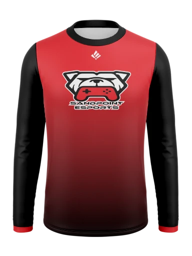 Custom Long Sleeve Esports Jersey preview, front