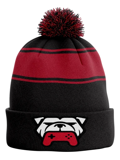 Stripe Pom Pom Beanie preview, front