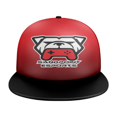 5 Panel Mesh Flat Bill Sublimated Cap preview, front