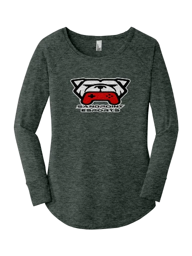 District Women's Perfect Tri Long Sleeve Tunic Tee preview, front
