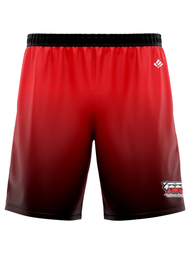 Mens Pocketed Sublimated Shorts preview, front