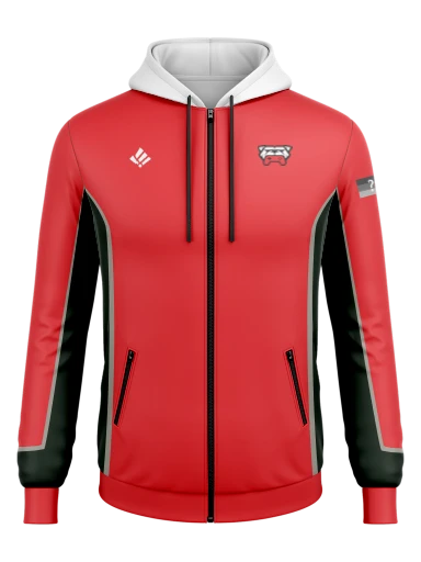 Men's Full Zip Poly Fleece Hoodie preview, front