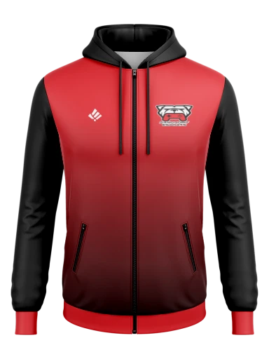 Men's Full Zip Poly Fleece Hoodie preview, front