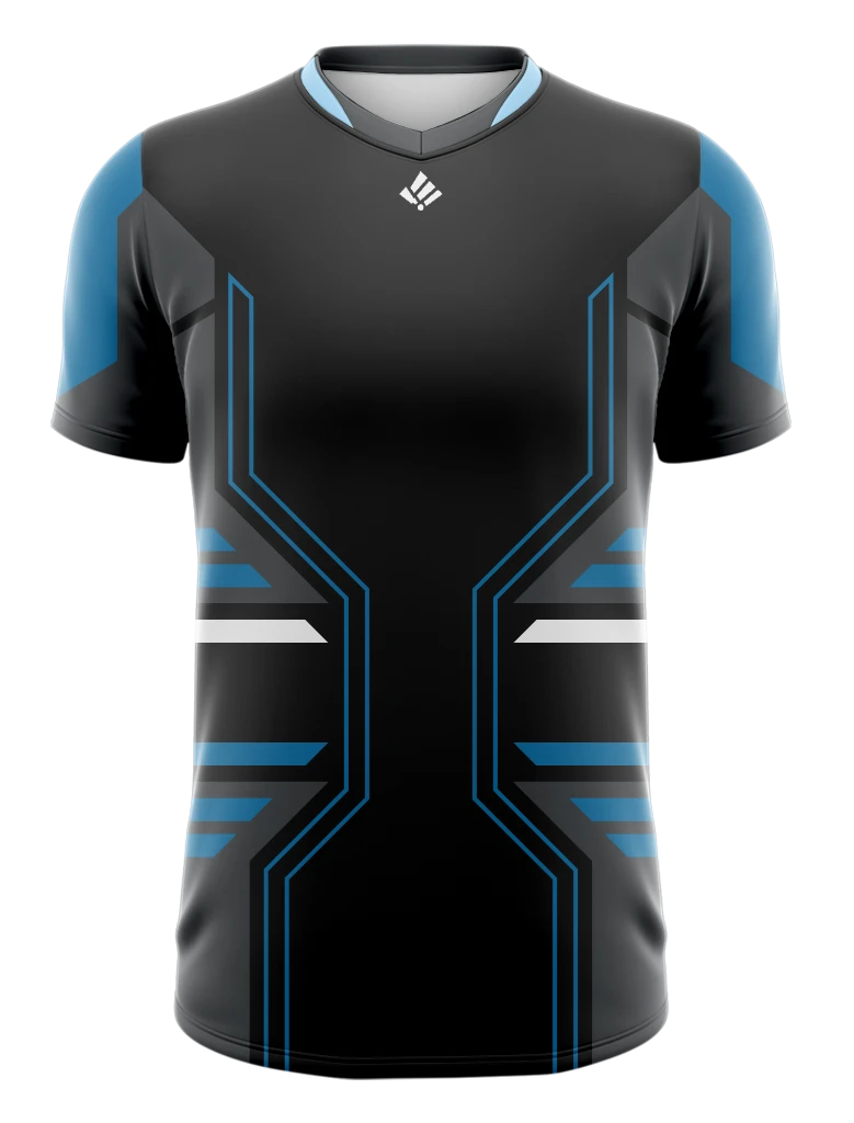 black and orange Esports Gaming Jersey